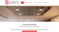 Desktop Screenshot of ceramichesperetta.com