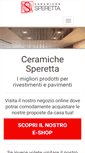 Mobile Screenshot of ceramichesperetta.com