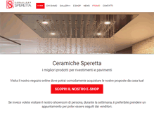 Tablet Screenshot of ceramichesperetta.com